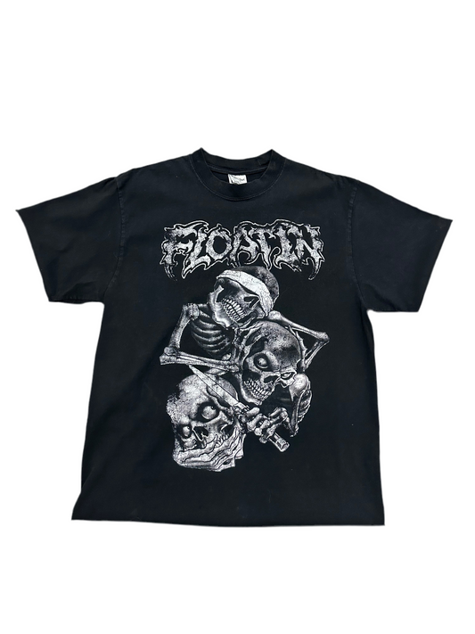 TRIPLE SKELLY TEE
