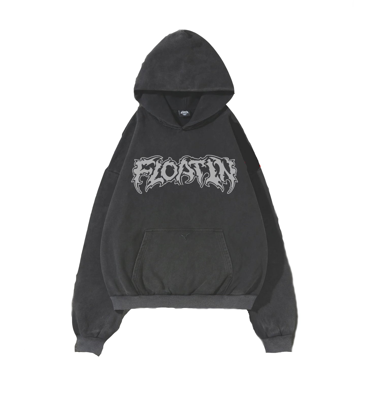 BLACK FLOAT HOODIE