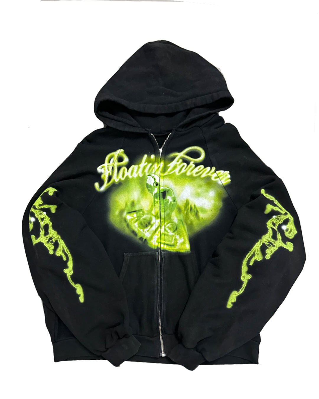 FLOATIN FOREVER ZIPUP (BLACK)